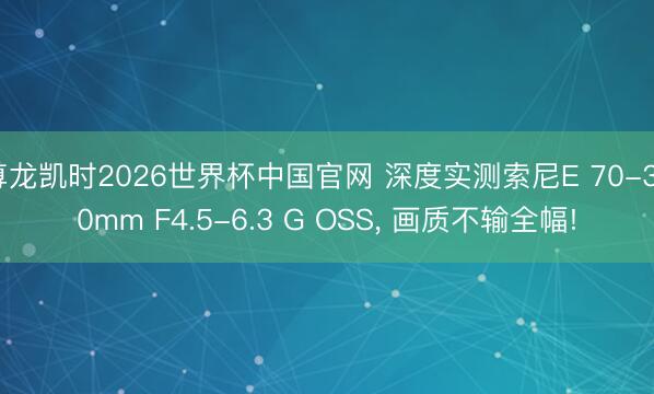 尊龙凯时2026世界杯中国官网 深度实测索尼E 70-350mm F4.5-6.3 G OSS， 画质不输全幅!
